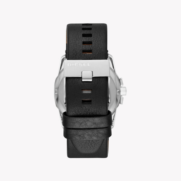 Diesel Men's Black Stainless Steel Watch, Silver Leather | Dz1907 by i-watch