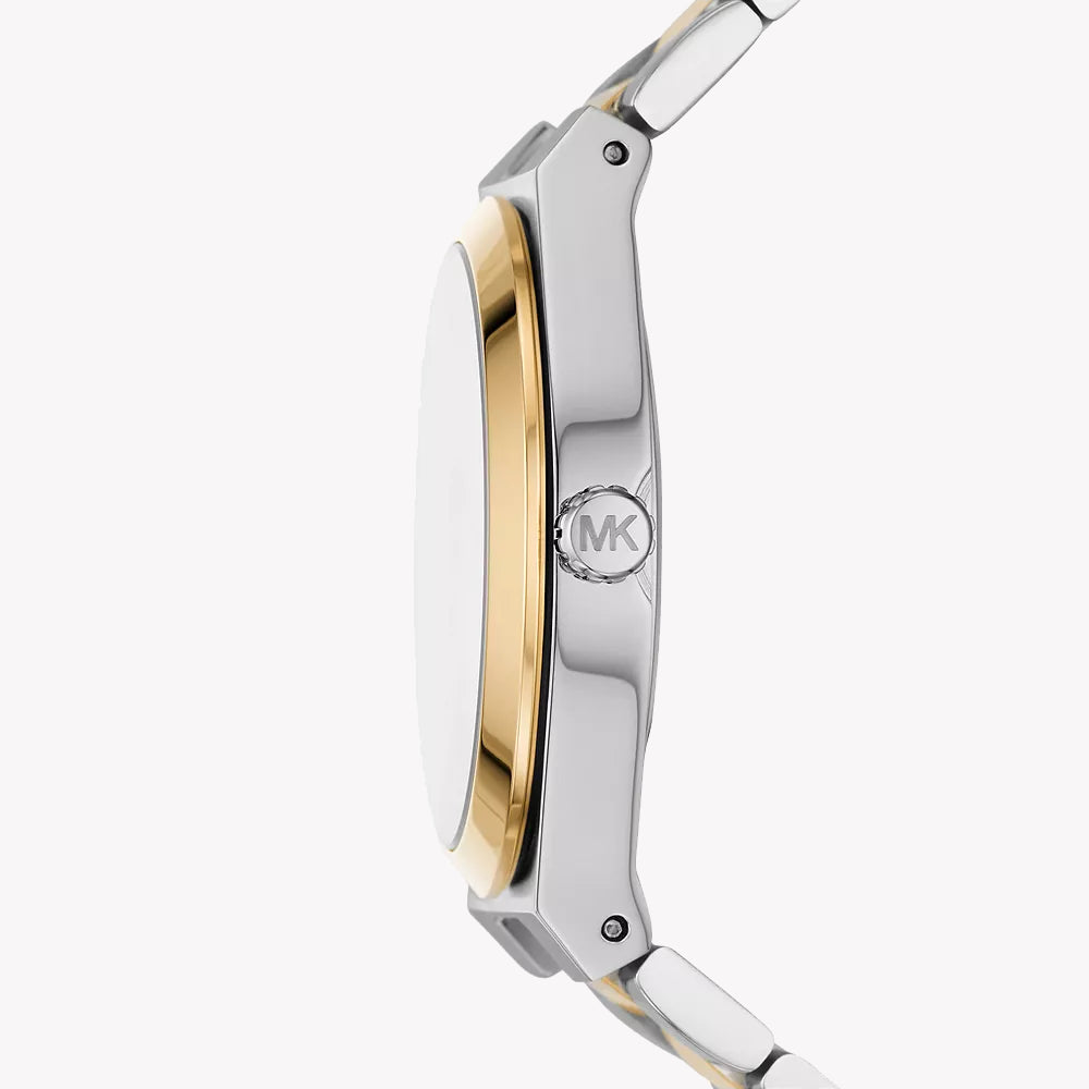 MICHAEL KORS MK7464 - ELEGANT TIMEPIECE FOR THE MODERN WOMAN - SILVER-GOLD STAINLESS STEEL WATCH