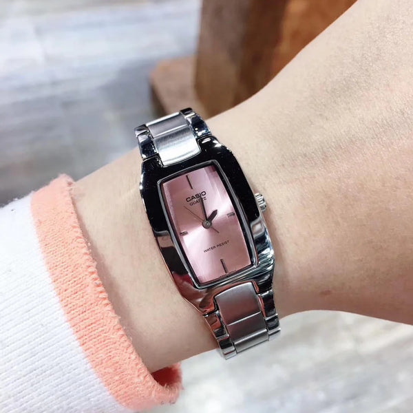 Timeless Elegance Women's Stainless Steel, Silver | Ltp-1165a-4cdf by i-watch