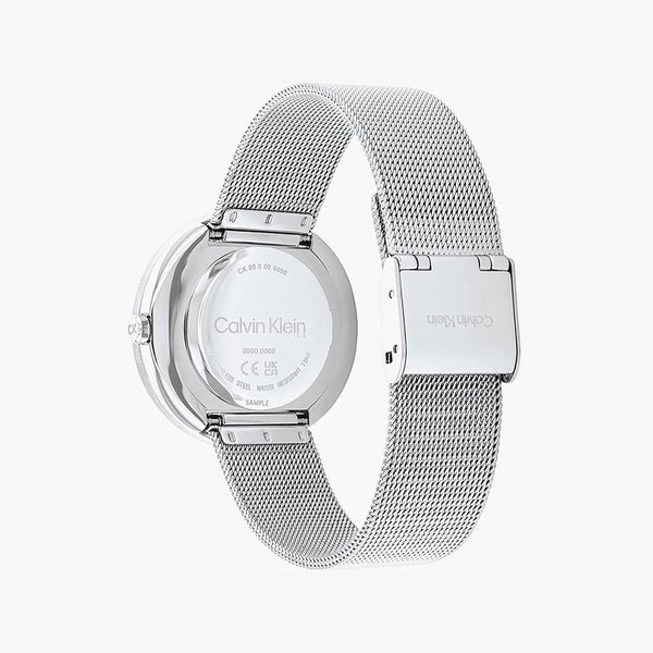 Calvin Klein Women's Silver Watch, Rose Gold Dial | 25200149 by i-watch