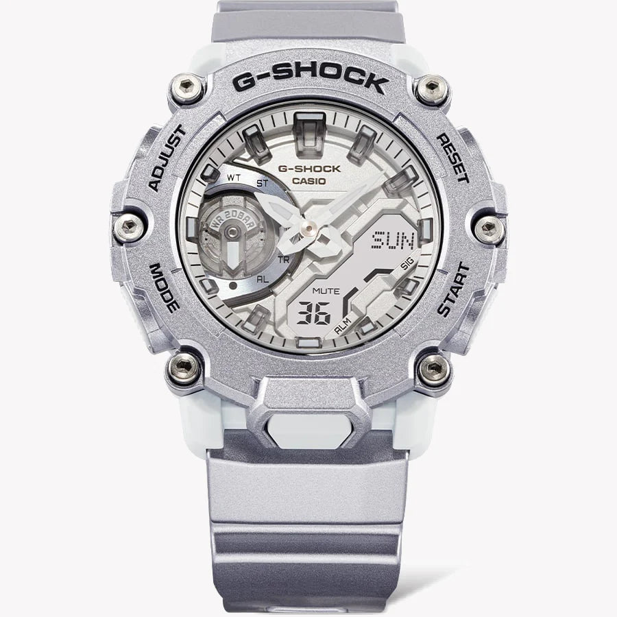Casio G-Shock Ga-2200ff-8adr Dynamic Design - Rugged Style Unleashed Men's Watch In Gray Resin by i-watch