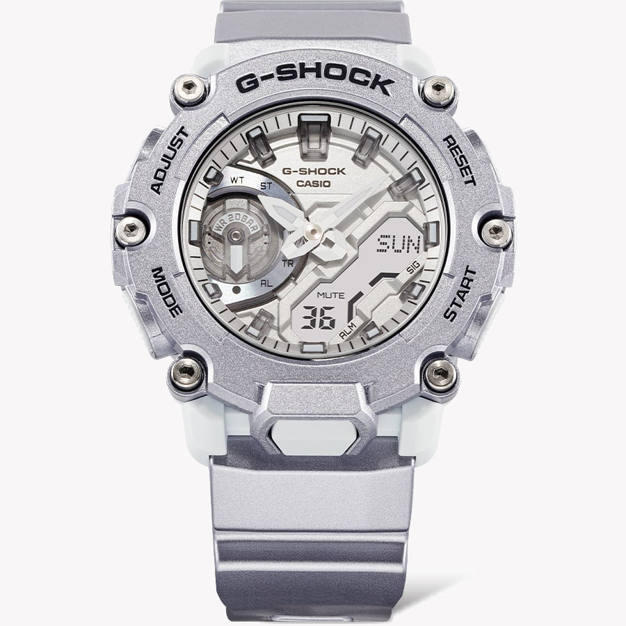 Casio G-Shock Ga-2200ff-8adr Dynamic Design - Rugged Style Unleashed Men's Watch In Gray Resin
