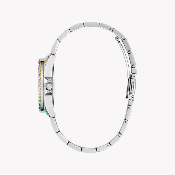 Guess Women's Multicolor Stainless Steel Watch, Silver Dial | Gw0475l4 by i-watch