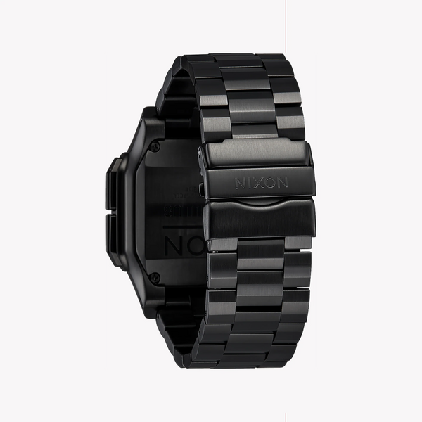 Nixon Men's Black Stainless Steel Watch, Digital Dial | A1268-001 by i-watch