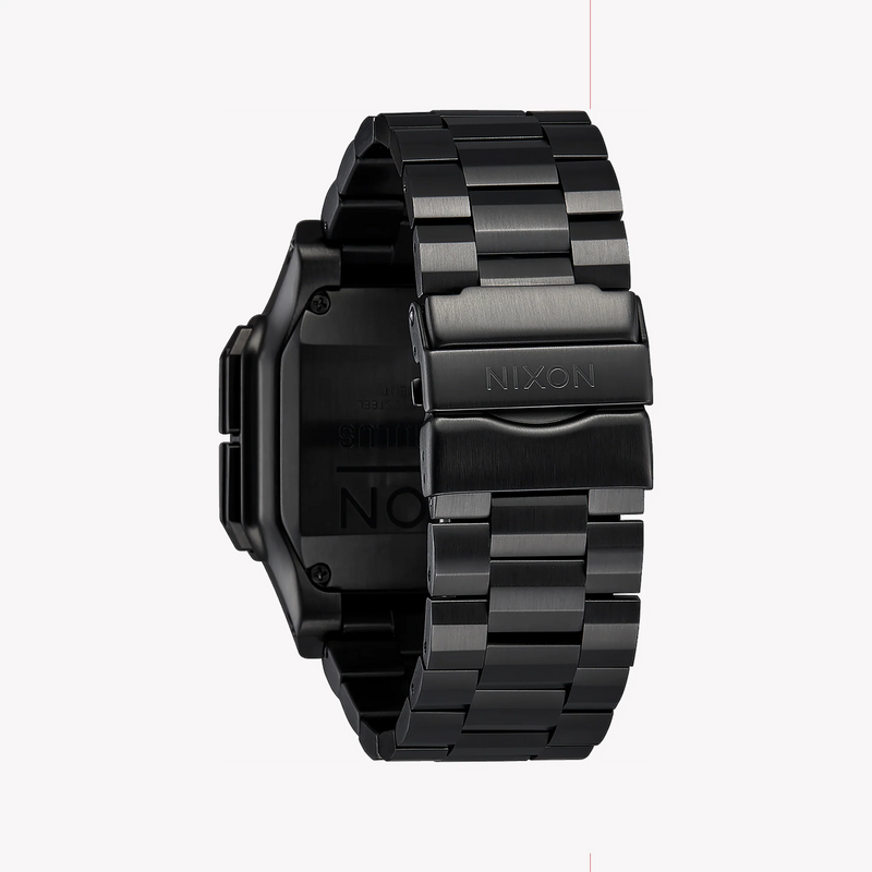 Nixon Men's Black Stainless Steel Watch, Digital Dial | A1268-001 by i-watch