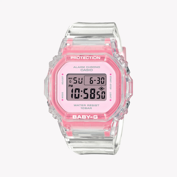 Casio Women's Resin White Watch, Digital Display | Bgd-565sj-7er by i-watch