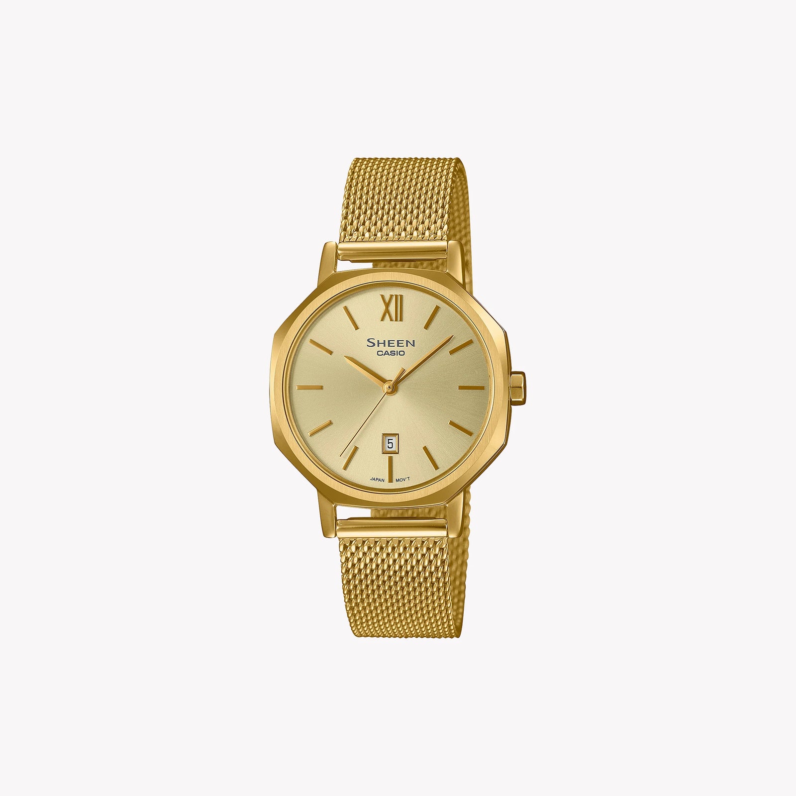 Seiko Women's Gold Mesh Watch, 30 Mm Case | She-4554gm-9auef by i-watch