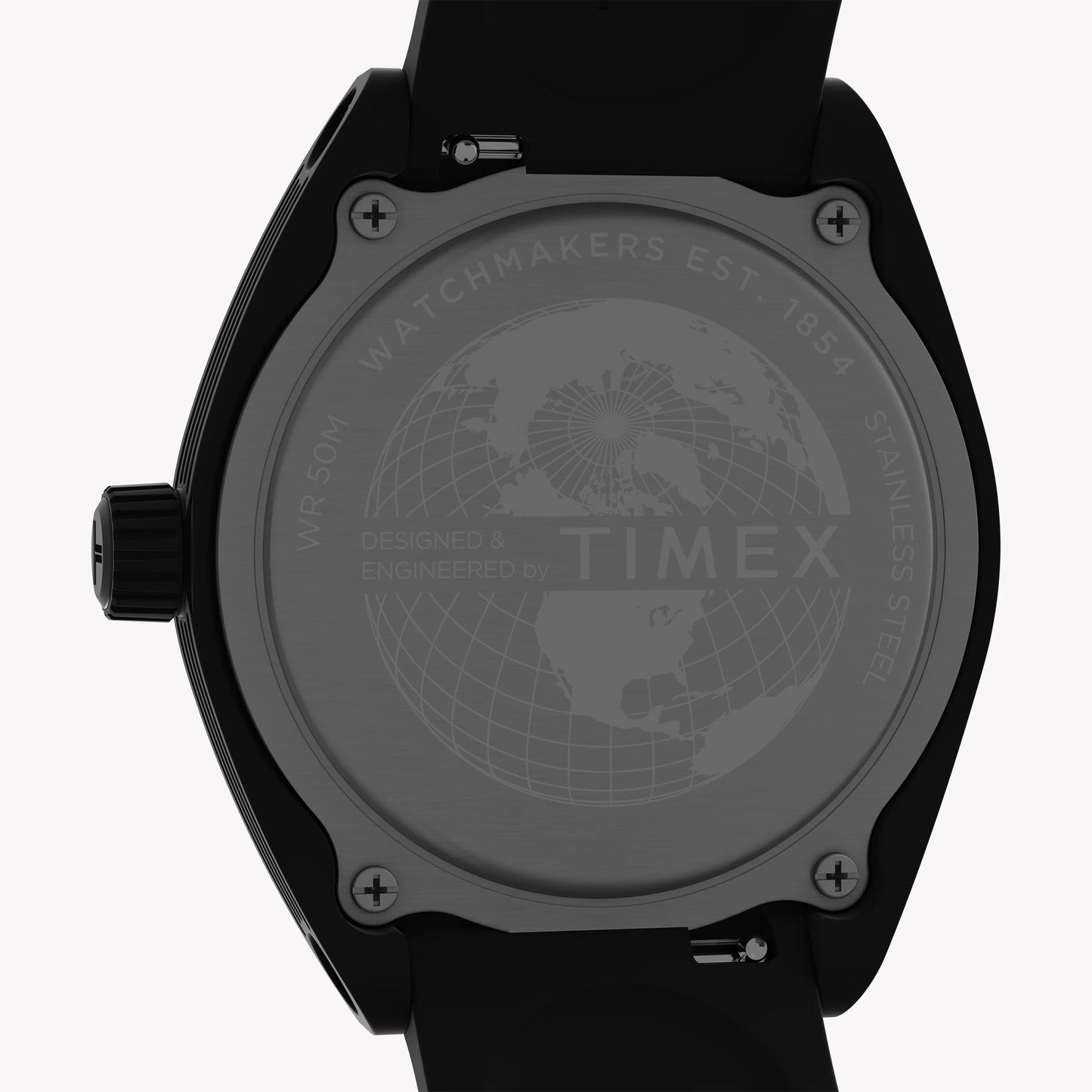 Timex Unisex 40 mm Eco Ceramic Black Case with Black Bio-TPU Strap and Yellow Accents TW2W42400 Unisex Watch