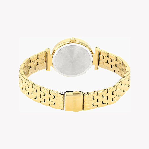 Citizen Women's Gold Stainless Steel Watch, White Dial | Er0212-50y by i-watch