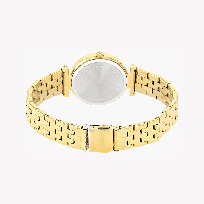 Citizen Women's Gold Stainless Steel Watch, White Dial | Er0212-50y by i-watch