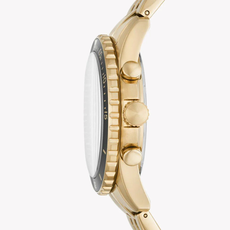 Fossil Men's Gold Stainless Steel, Black Dial | Fs5836 by i-watch