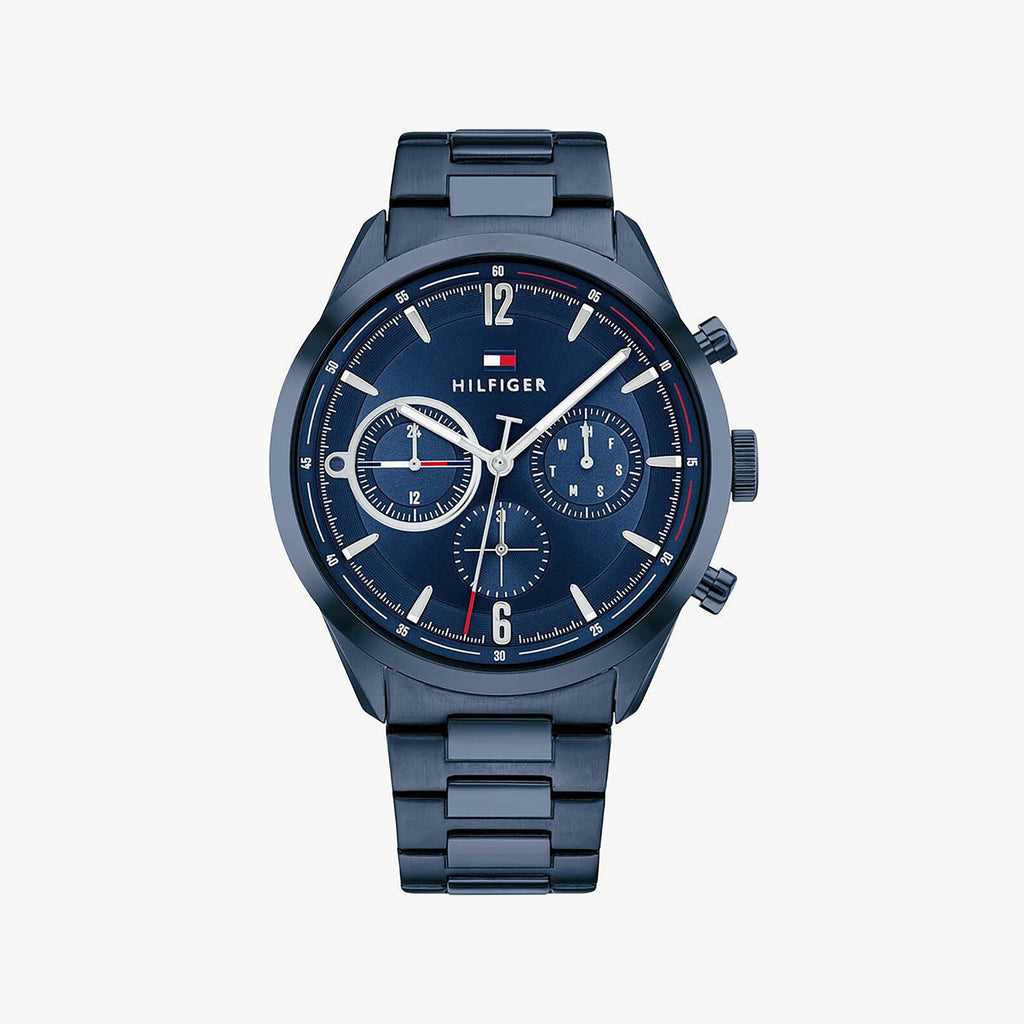 TOMMY HILFIGER 1680666 - BOLD BLUE STAINLESS STEEL MEN'S WATCH FOR EVERY OCCASION