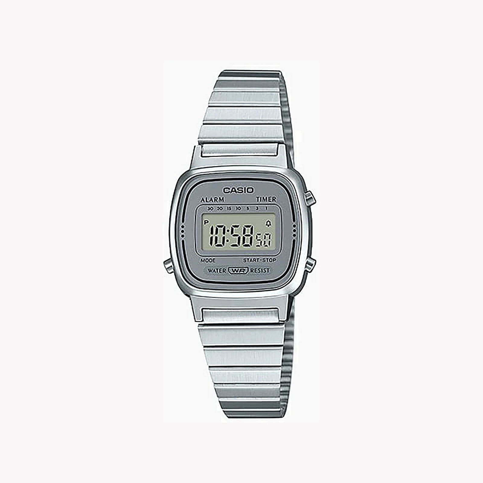 Casio Unisex Stainless Steel & Resin Watch, Digital | La670wa-7df by i-watch