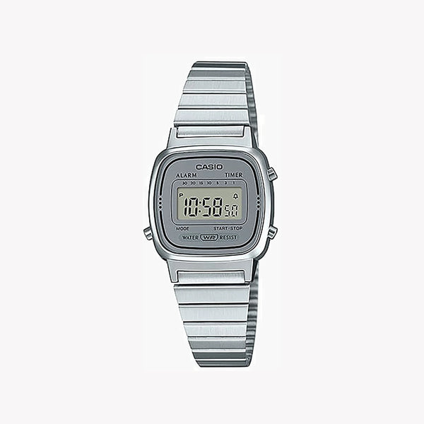 Casio Unisex Stainless Steel & Resin Watch, Digital | La670wa-7df by i-watch