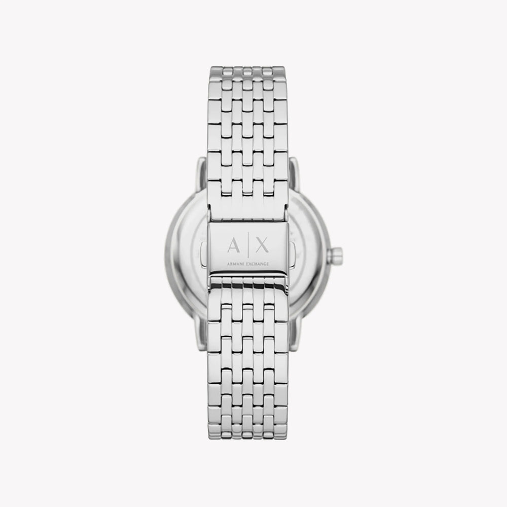 Armani Exchange Unisex Silver Silicone Watch, Stainless Steel | Ax5578 by i-watch