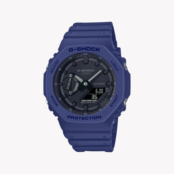 G-Shock Men's Purple & Blue Watch, Resin | Ga-2100-2adr by i-watch