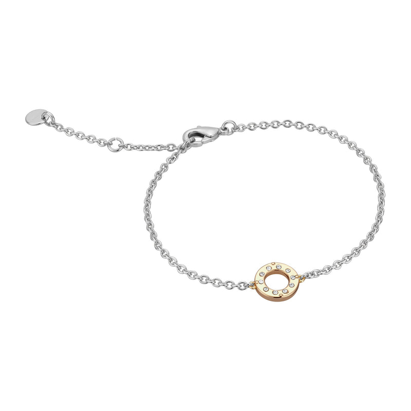 Esprit Women's Watch With Silver Stainless Steel Case And Silver & Gold Stainless Steel Band by i-watch