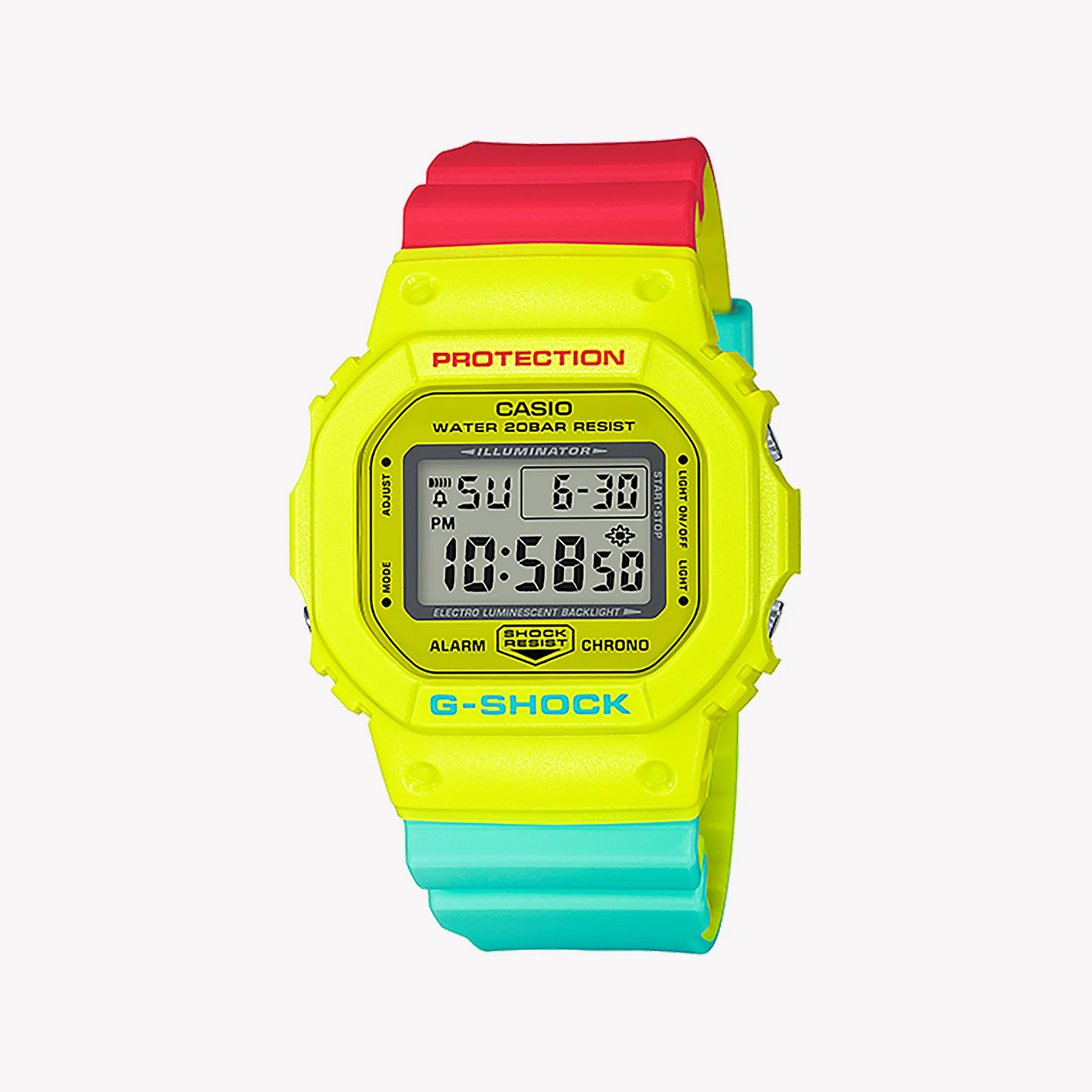 Casio G-Shock Dw-5600cma-9dr Adventure Ready - Bold Yellow & Multi-Color Men's Watch by i-watch