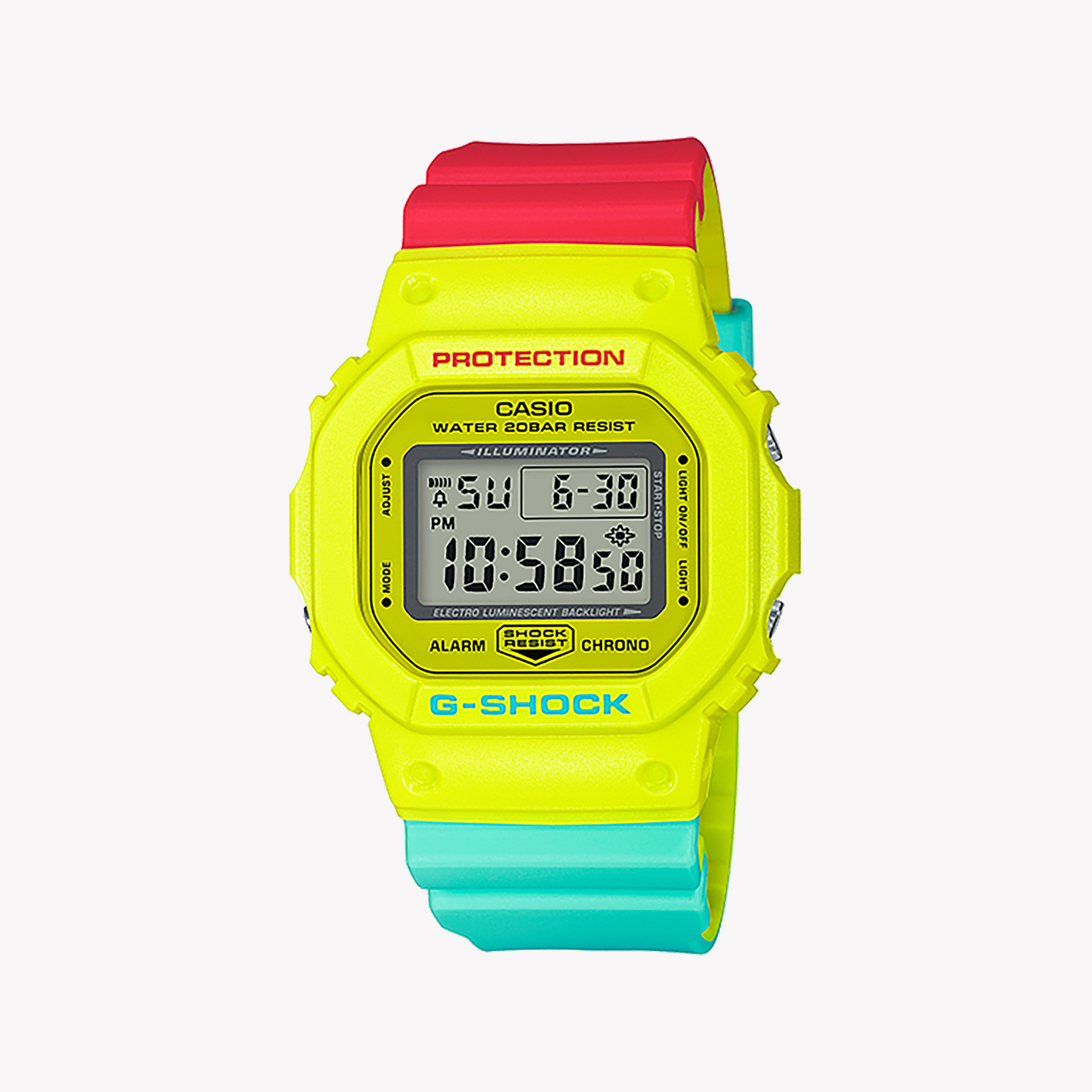 CASIO G-SHOCK DW-5600CMA-9DR ADVENTURE READY - BOLD YELLOW & MULTI