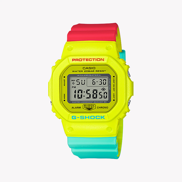 Casio G-Shock Dw-5600cma-9dr Adventure Ready - Bold Yellow & Multi-Color Men's Watch by i-watch