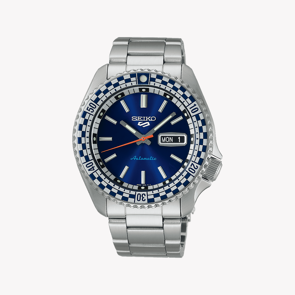 SEIKO 5 Men's Watch SRPK65K1 Blue Dial Stainless Steel-i-Watch