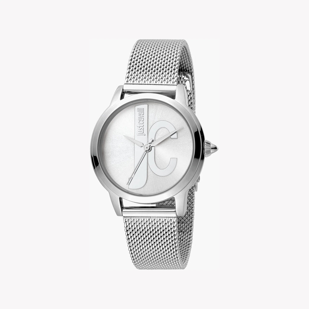 JUST CAVALLI Women's Watch with Silver Stainless Steel Case and Silver Stainless Steel Band-i-Watch-2