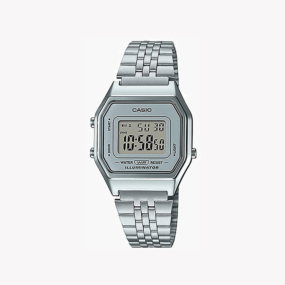 Casio Unisex Silver Watch, Resin Case | La680wa-7df by i-watch