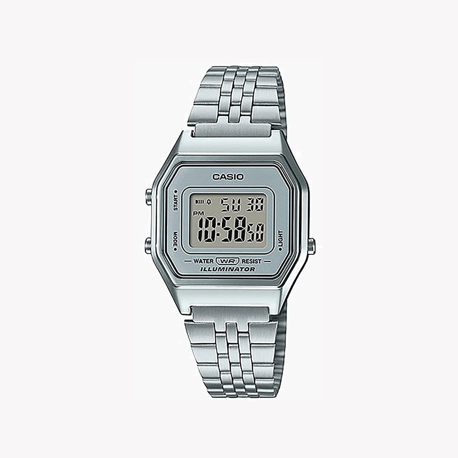 Casio Unisex Silver Watch, Resin Case | La680wa-7df by i-watch