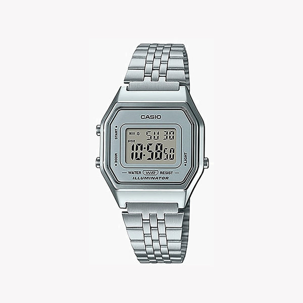 Casio Unisex Silver Watch, Resin Case | La680wa-7df by i-watch