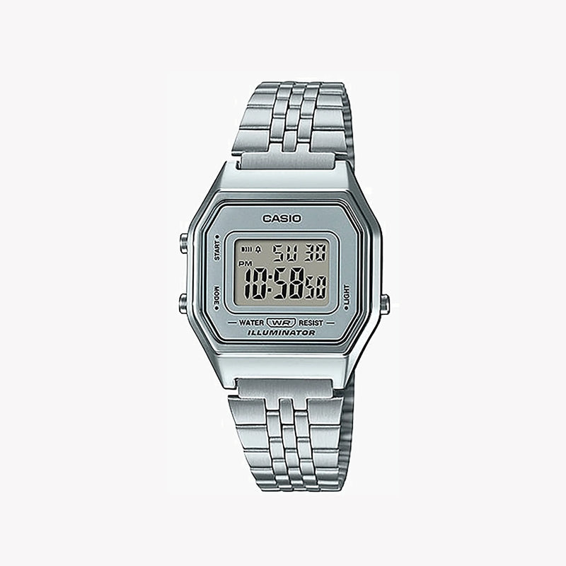 Casio Unisex Silver Watch, Resin Case | La680wa-7df by i-watch