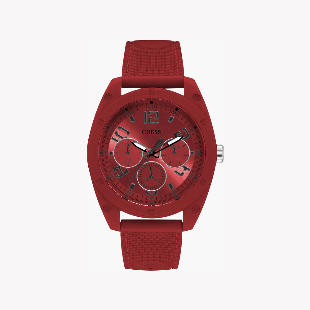 Guess Watches Women's Red Silicone Watch, Red Dial | W1256g4 by i-watch