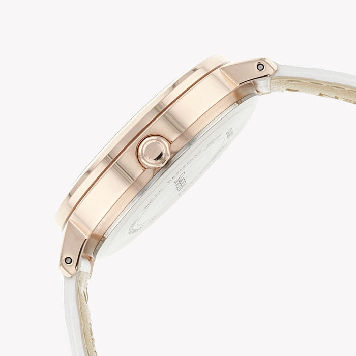 CASIO SHE-3064PGL-7AUDF - SPORTY ELEGANCE WITH ROSE GOLD GLAMOUR Women's Watch with leather band and sparkling Swarovski® detail-i-Watch-4
