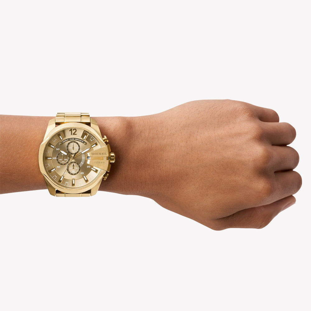 Diesel Men's Gold Stainless Steel Watch, Gold Dial | Dz4360 by i-watch