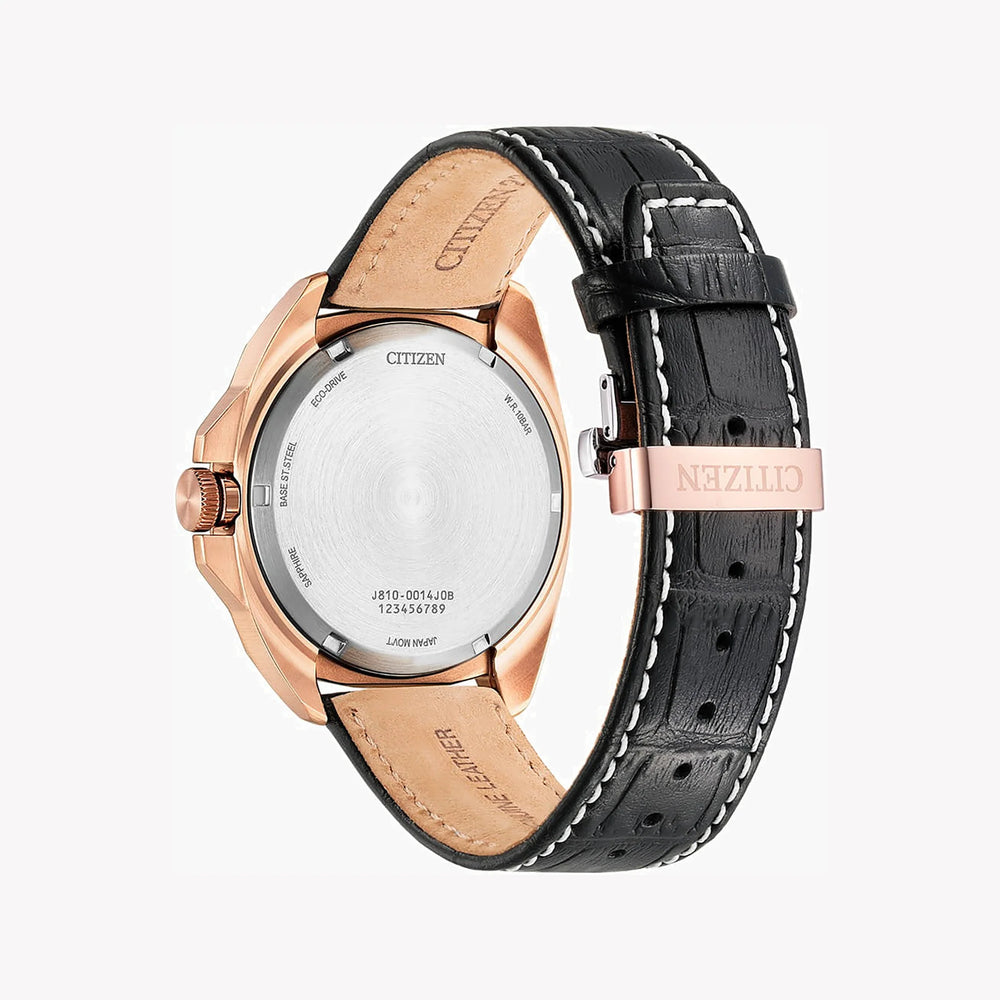 Citizen Aw1723-02e Bold Elegance - Rose Gold & Black LeaTher Timepiece For the Modern Man by i-watch