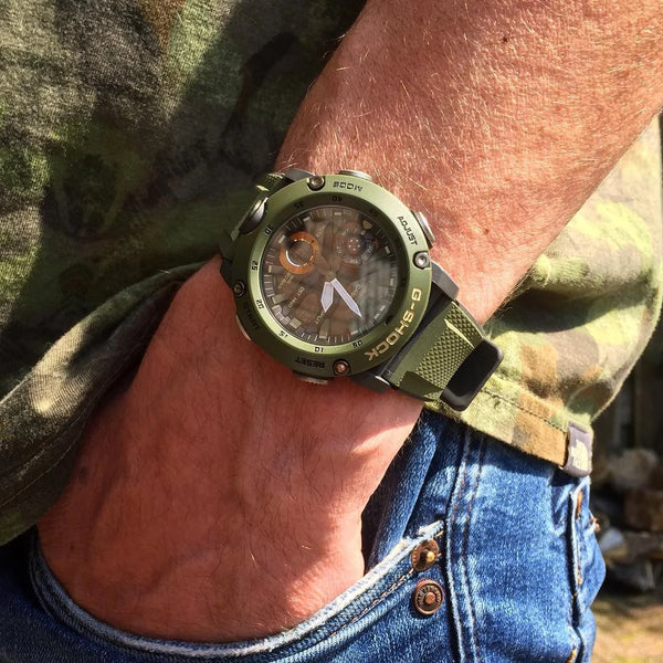 Casio G-Shock Ga-2000-3adr Adventure Ready - Rugged Green Men's Watch With Dynamic Design And 200m Water Resistance by i-watch