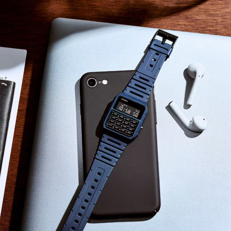 CASIO CA-53-WF-2B COMPACT - UNLEASH YOUR POTENTIAL MULTIFUNCTION UNISEX WATCH WITH STYLISH DESIGN-i-Watch-3