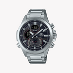 CASIO EDIFICE ECB-30D-1ADF - SPORTY CONFIDENCE UNLEASHED Men's Watch with Black Dial and Stainless Steel Band