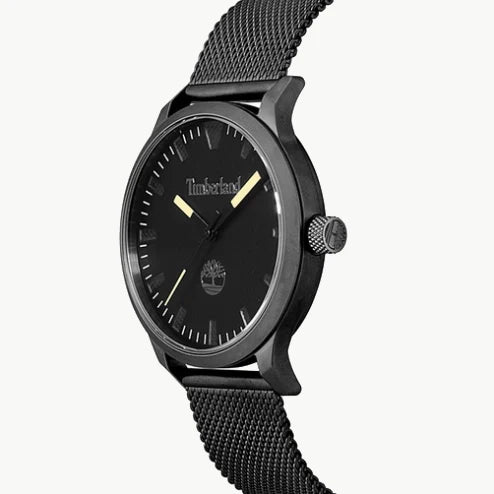 Timberland Men's Black Stainless Steel Watch, Black Dial | Tbl15420jyb02mm by i-watch