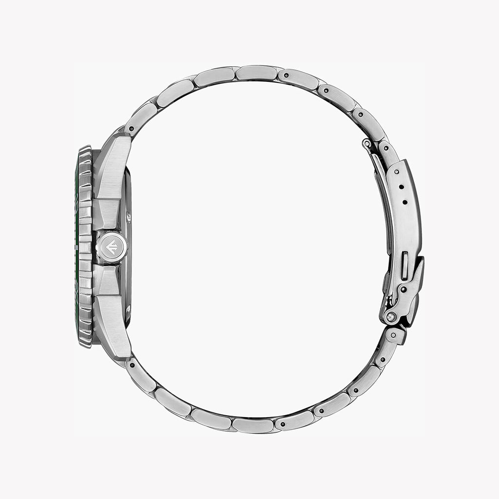 CITIZEN BN0199-53X DYNAMIC PRECISION - MODERN GREEN DIAL MEN'S STAINLESS STEEL WATCH-i-Watch-3