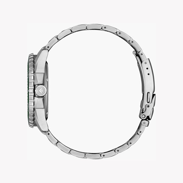 Dynamic Precision Men's Silver Stainless Steel, Green Dial | Bn0199-53x by i-watch