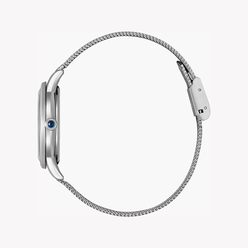 CITIZEN EM1150-86D CHARMING SPARKLE - VIBRANT MULTI-COLORED DIAL IN SILVER MESH BAND Women's Watch-i-Watch-3