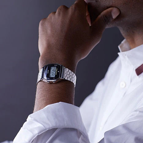 Casio A159wad-1df Stylish Durability - Modern Digital Timepiece With Stainless Steel Band by i-watch