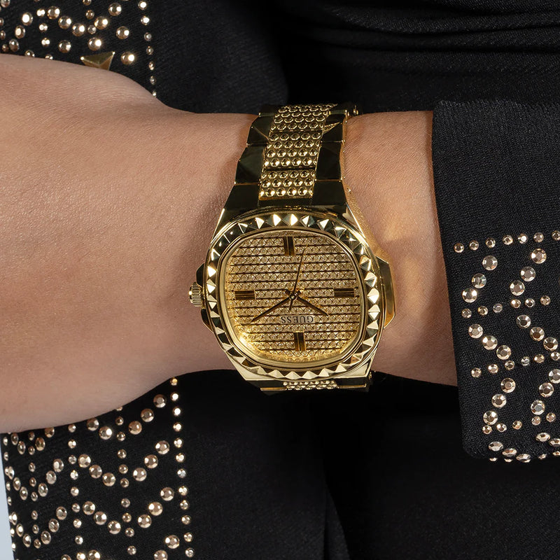 Guess Women's Gold Watch, Champagne Dial | Gw0601l1 by i-watch
