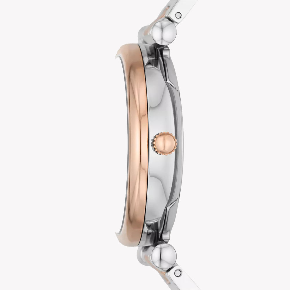 FOSSIL ES5156 ROSE GOLD TIMELESS ELEGANCE - SOPHISTICATED WOMEN'S WATCH WITH SILVER DIAL-i-Watch-2
