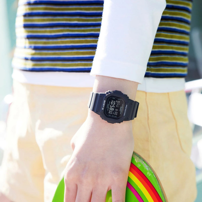 Baby-G Bgd-565-1dr - Bold Adventure Queen Watch With Stylish Black Resin Band & Dynamic Features by i-watch
