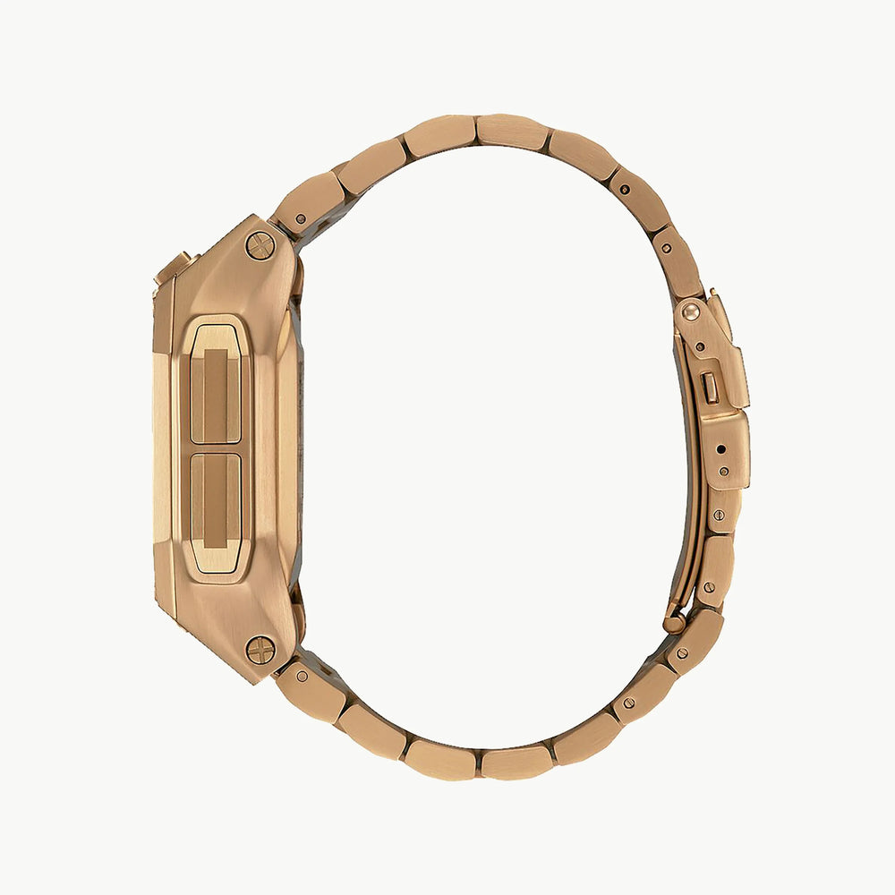 Nixon Men's Gold Watch, Black Dial | A1268-502 by i-watch