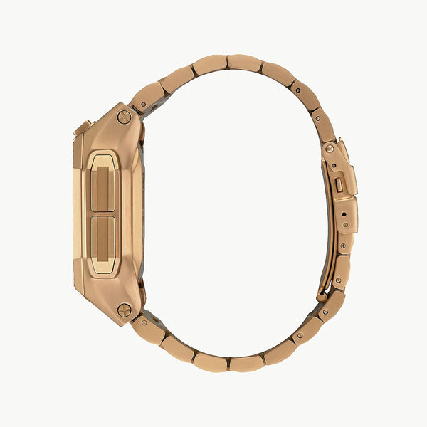 Nixon Men's Gold Watch, Black Dial | A1268-502 by i-watch