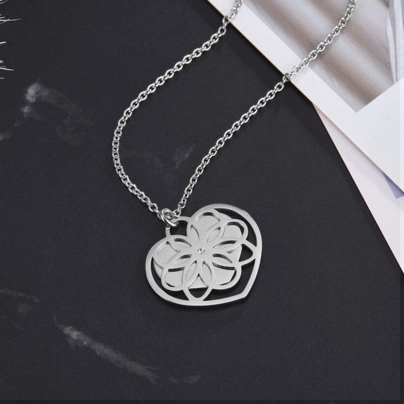 Zink Women's Silver Stainless Steel Necklace | Zfnl004s by i-watch