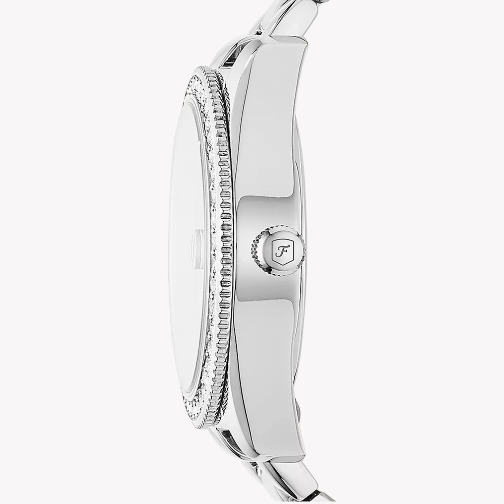 Fossil Women's Silver Stainless Steel Watch, Silver Dial | Es4317 by i-watch