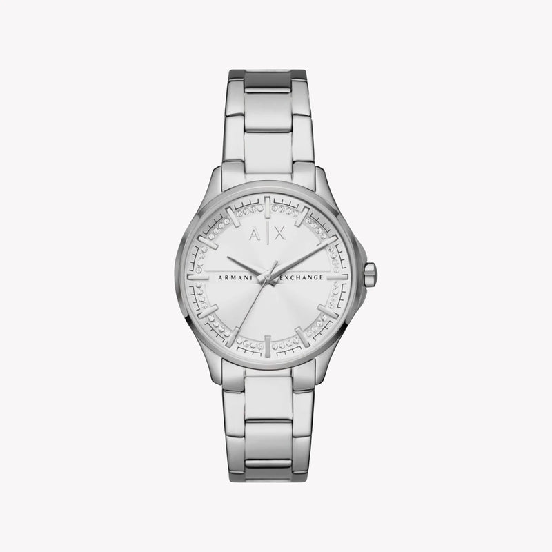 ARMANDI EXCHANGE AX5256 - MODERN ELEGANCE WOMEN'S TIMEPIECE WITH SLEEK SILVER STAINLESS STEEL